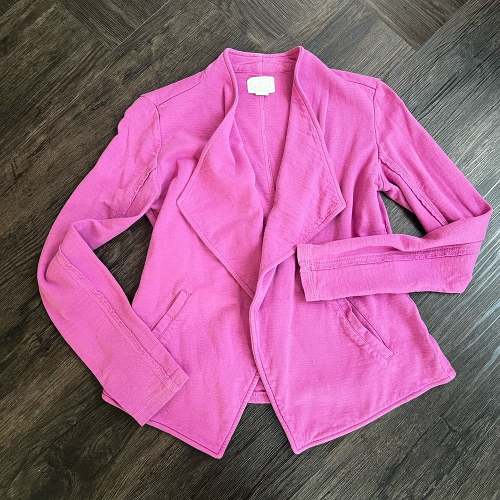 Pink Caslon Knit Blazer size small